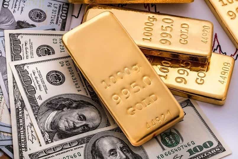 mối quan hệ giữa vàng và đô la