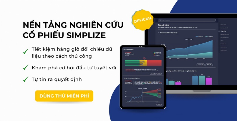 Định giá cổ phiếu dựa trên Simplize app